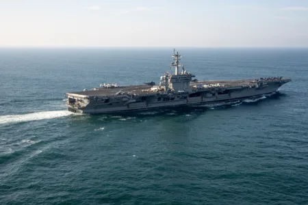 Aircraft carrier relieves long-deployed USS Lincoln